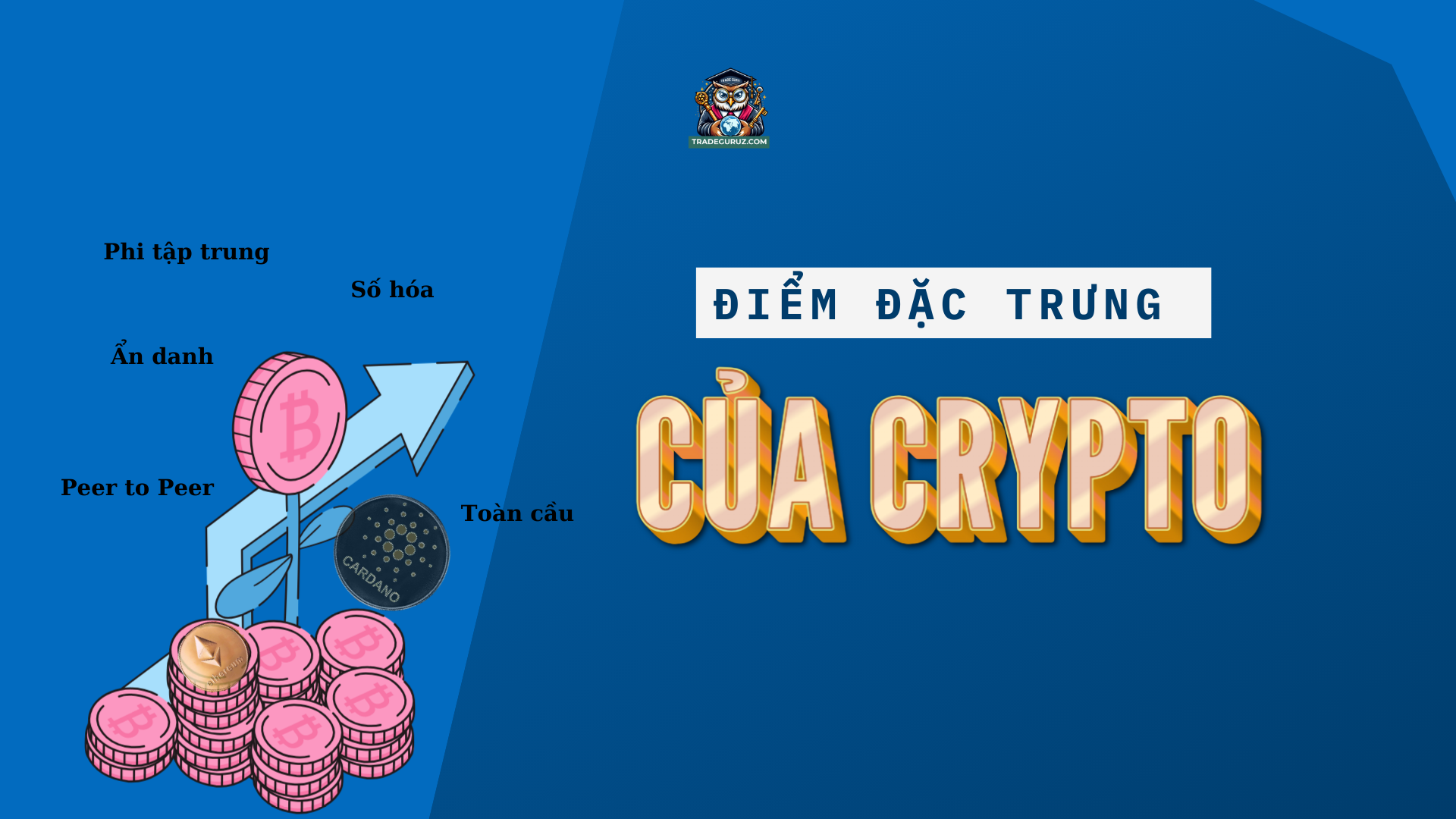 Crypto có 5 điểm đặc trưng cơ bản